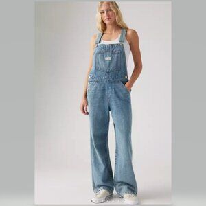 Levi's Premium Full Length Baggy Overalls in Lasting Imprint Size XL NWT